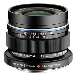 Olympus M.ZUIKO DIGITAL ED 12mm 1:2.0 Sort