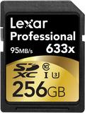LEXAR 256GB 633X PROF. SDXC UHS-1 C10 U3