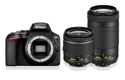 Nikon D3500 m/18-55mm AF-P VR + 70-300mm AF-P DX VR