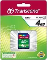 Transcend 4GB SD Kort