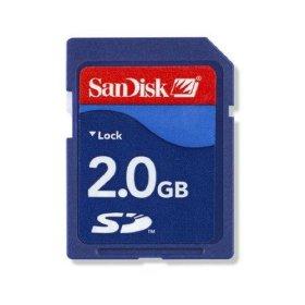 Sandisk 2 GB SD kort