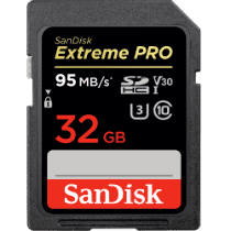 SanDisk 32Gb 95Mb/s. SDHC EXT. PRO