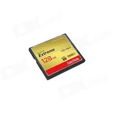Sandisk Extreme CompactFlash 128Gb 120Mb/s.