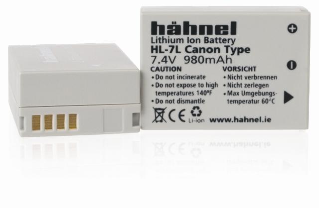 Hähnel HL-7L Li-ION batteri til Canon