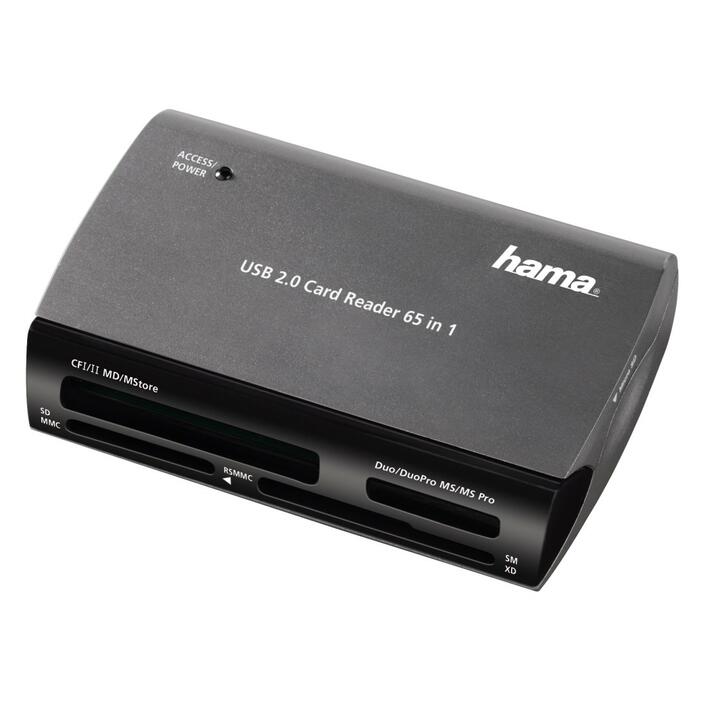 Hama Kortlæser 65 i 1 USB 2.0(SD-XC Ready)