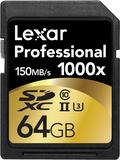 LEXAR 64GB 1000X PROF. SDXC UHS2