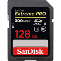 SanDisk 128Gb 300Mb/s. SDXC EXT. PRO UHS-II