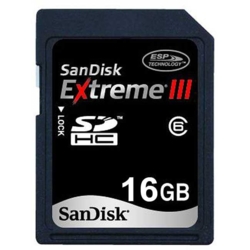 SanDisk Extreme III Secure Digital HC 16 GB