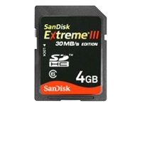SanDisk Extreme III Secure Digital HC 4 GB