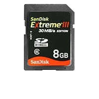 SanDisk Extreme III Secure Digital HC 8 GB