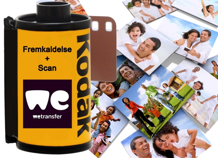 Fremkaldelse - print 10x15 + Scan M - 36 billeders film